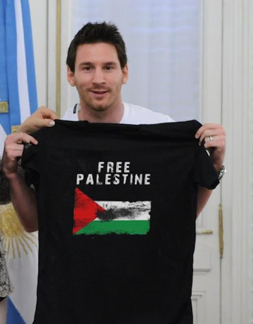 Messi:Free Palestine